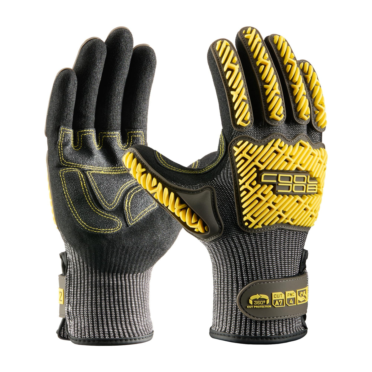A7 Cut Resistant Work Gloves with TPR (Medium)