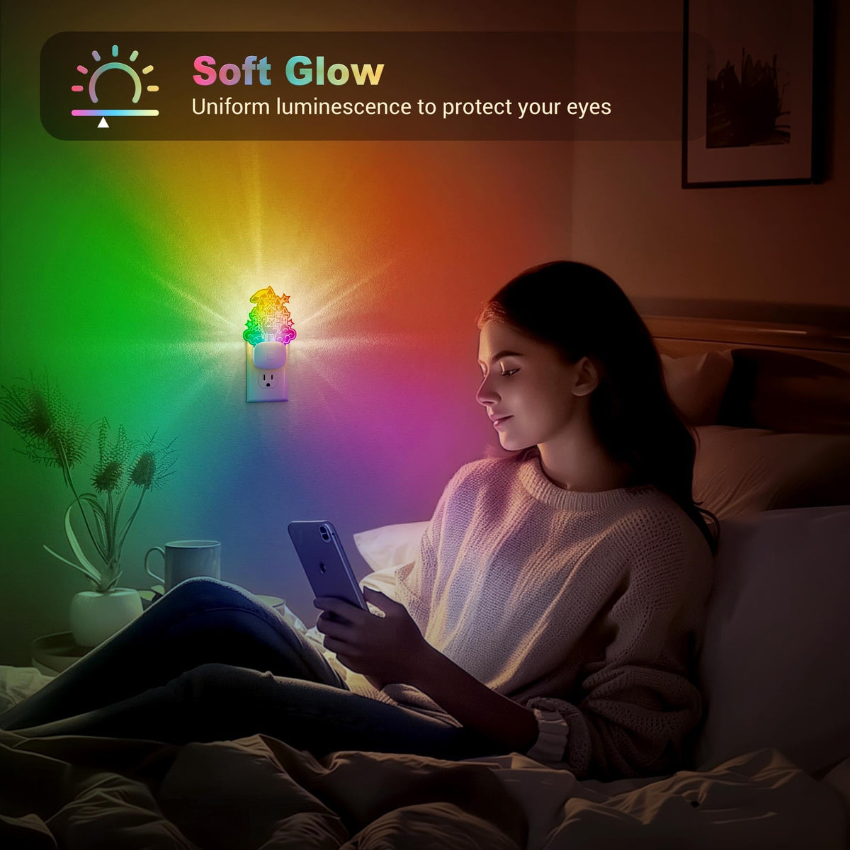 LED Night Light (RGB-CA / 2 Pack)