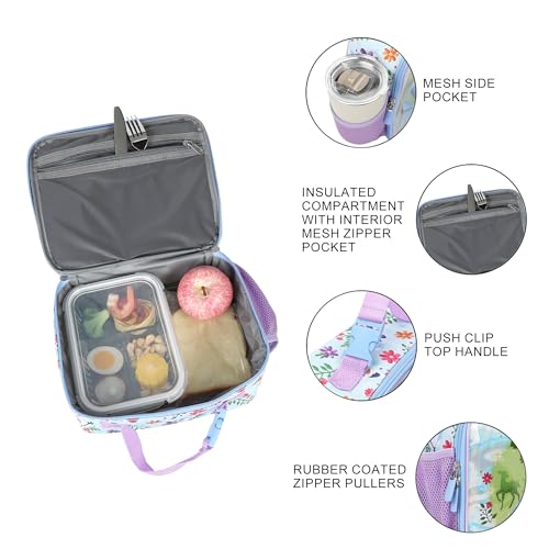 Disney Frozen Elsa and Anna Insulated Character Lunchbox (Frozen Elsa and Anna Blue)