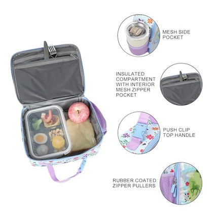 Disney Frozen Elsa and Anna Insulated Character Lunchbox (Frozen Elsa and Anna Blue)