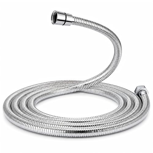 Rainsihe 118 Inch Swivel Shower Hose Brushed Nickel