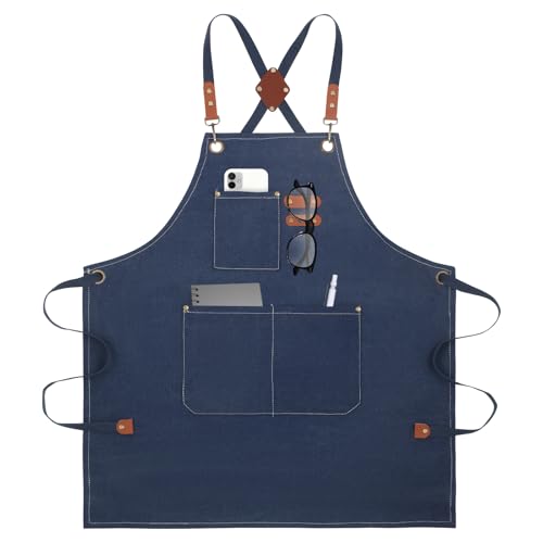 Aprons For Women Men With Large Pockets