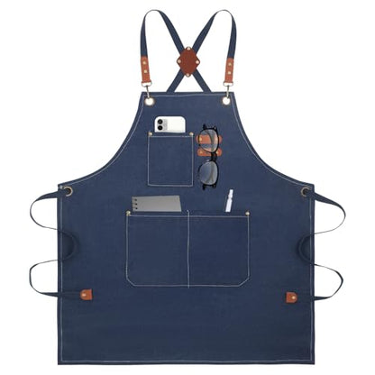 Aprons For Women Men With Large Pockets