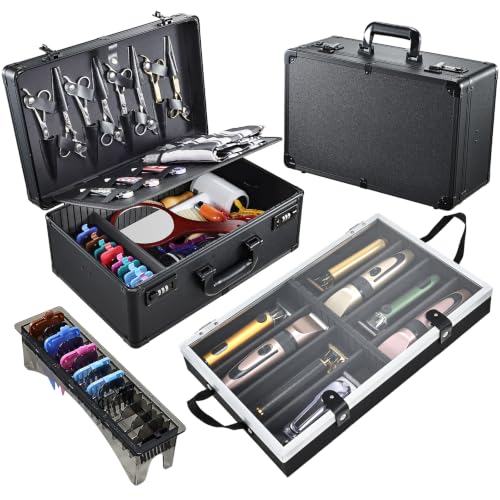 Barber Accessory Case Profesional Barbers Briefcase Tool Case