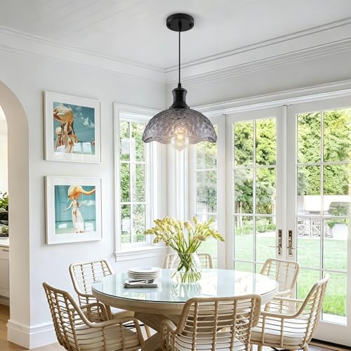 Vintage Glass Pendant Light