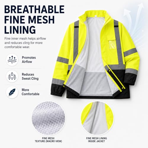 Men's Hi Vis Rain Suit
