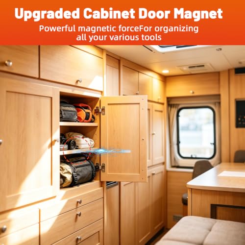 Narrow Cabinet Door Magnetic Latches for Door Closed