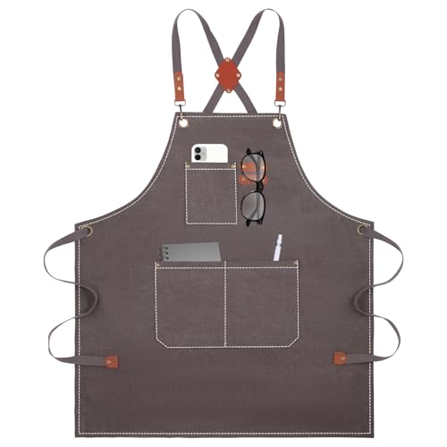 Aprons For Women Men With Large Pockets