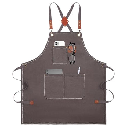 Aprons For Women Men With Large Pockets