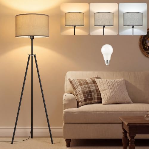 Tripod Floor Lamp with 3