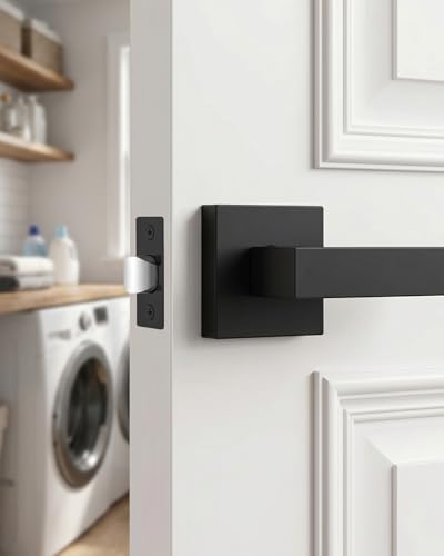 Matte Black Passage Door Handles Interior (Matte Black)