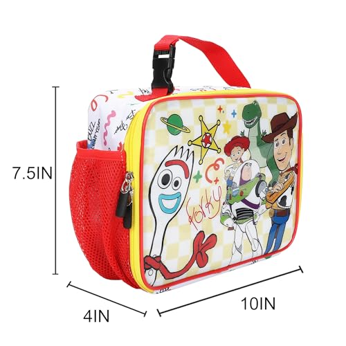 Toy Story Kids Lunch Bag with Reverse Printed PVC for School and On (Toy Story Forky)