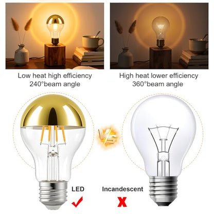 Half Chrome Light Bulb Dimmable