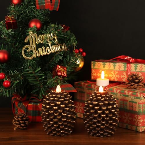 Flameless Candles with 6H Timer Battery Operated