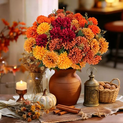 Artificial mums Flowers Fall Flowers