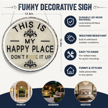 This Is My Happy Place Neon Sign (Place)