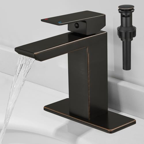 Bathroom Faucets 1 & 3 Hole Vanity Faucet with Drain