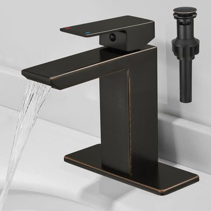 Bathroom Faucets 1 & 3 Hole Vanity Faucet with Drain