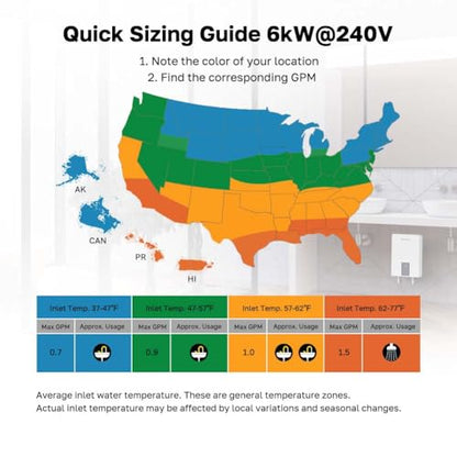 EH SMARTOUCH TANKLESS WATER HEATER ELECTRIC