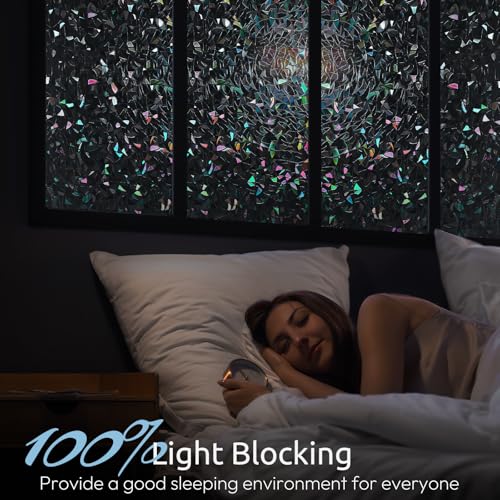 Rainbow Window Privacy Film (11.8" x 78.7" / Black)