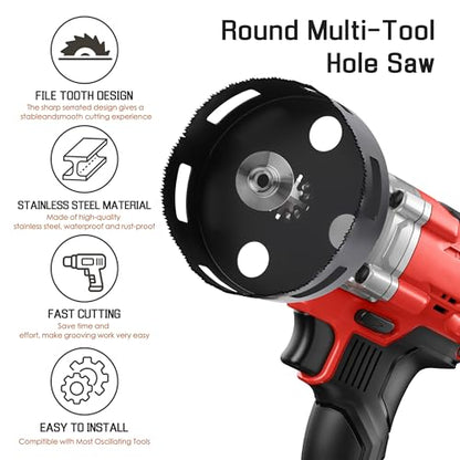 2Pcs Square Slot Cutter