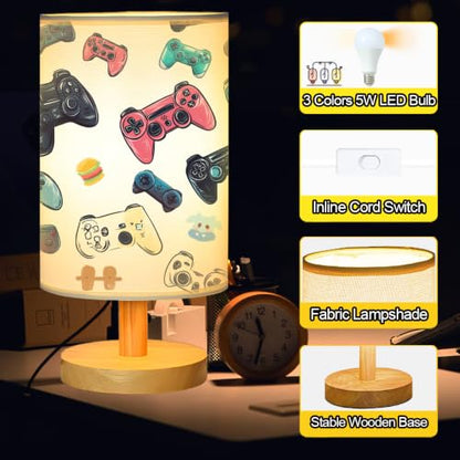 Video Game Table Lamp for Boys Room