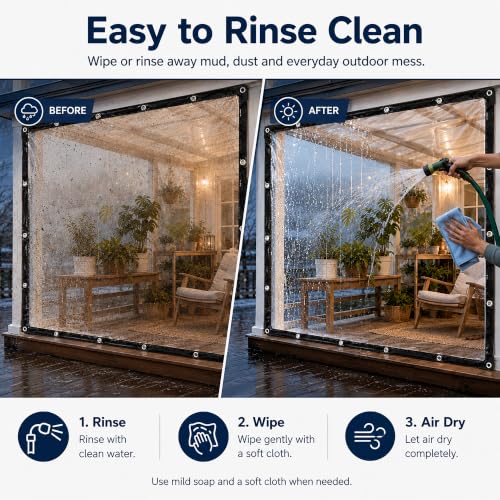 Clear Tarp Heavy Duty Waterproof