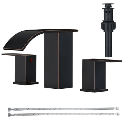 Bathroom Faucets Bathroom Sink Faucet 3 Hole with Drain