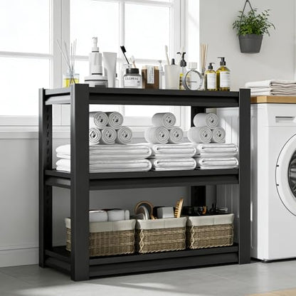 3 Tier Garage Shelving (Black)