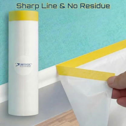 Pre Taped Masking Film for Car Painting (94 Inch)