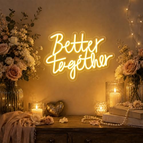 LED Neon Sign for Wall Decor Dimmable Desktop Neon Night Light Light Up Sign