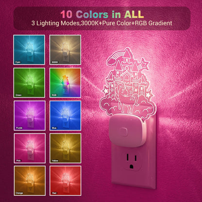 LED Night Light (RGB-CA / 2 Pack)