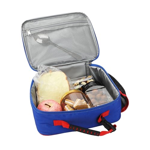 Super Mario Brothers Favorite Characters Insulated Lunch Kit (Super Mario Brothers Blue)