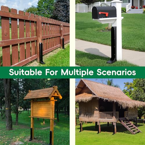 4 Pack Fence Post Repair Kit