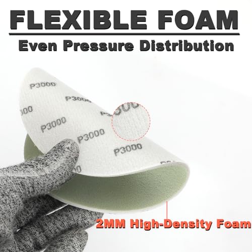 6 Inch Foam Hook & Loop Sanding Discs