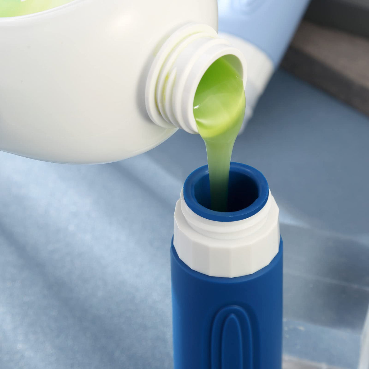 Travel Bottles for Toiletries (Blue-3oz)