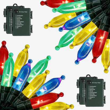 Multicolor Battery String Lights (Multicolor / 4 Pack)