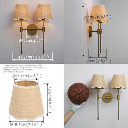 Double Head Wall Sconces