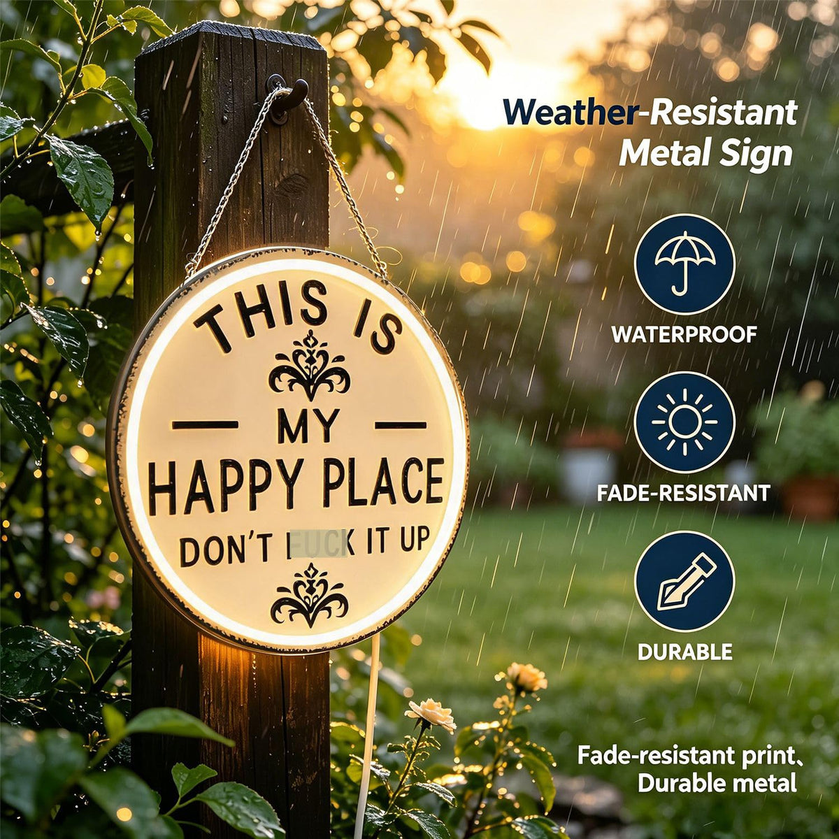 This Is My Happy Place Neon Sign (Place)