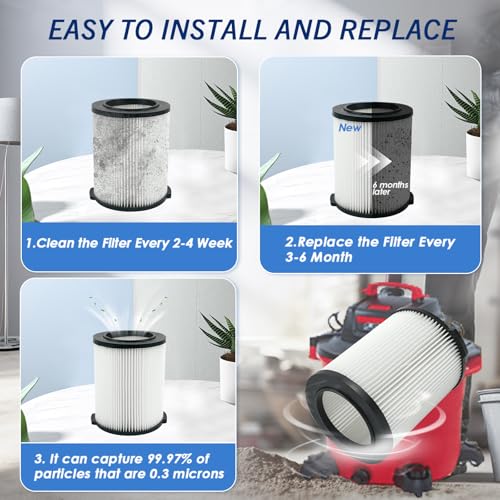 VF Filter for ridgd shopvac 5