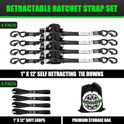 Retractable Ratchet Straps