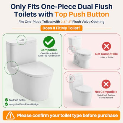 3" Dual Flush Valve Kit Fits for One