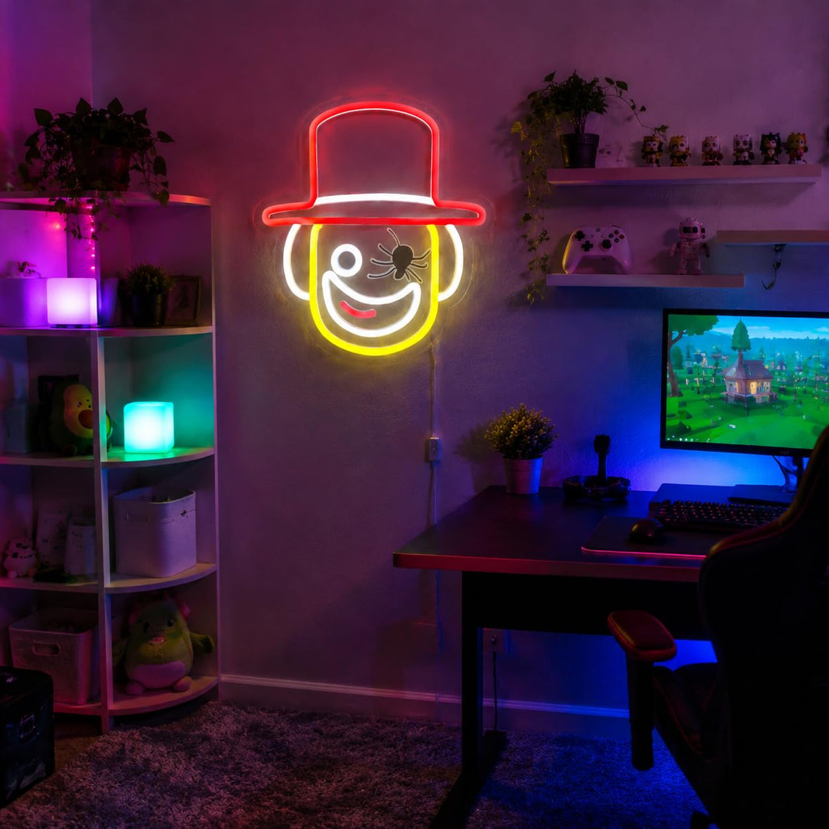 Sammy Neon Signs for Wall Decor (Red-Sammy)