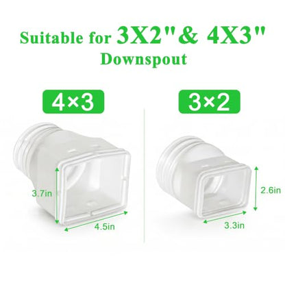 Expandable Rain Gutter Downspout Extension 16.5FT