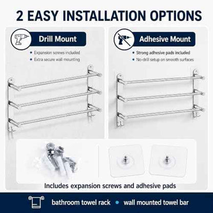 Expandable Bathroom Towel Rack 16.34 (Expandable Bathroom Towel Rack)