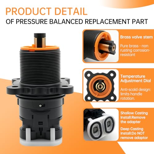Shower Cartridge Replacement for Pfister 9745299 Pressure Balance Cartridges