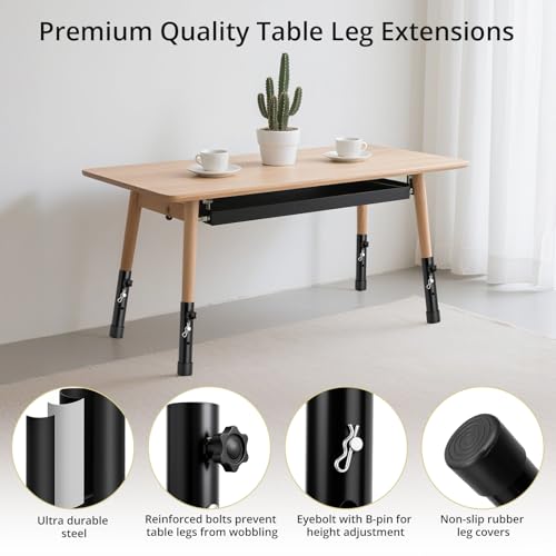 4pcs Folding Table Leg Extenders
