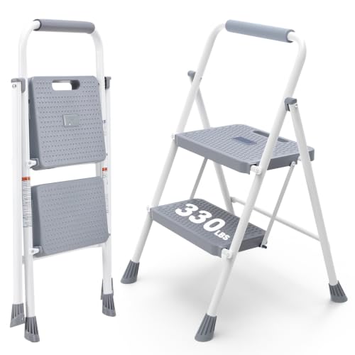 Step Ladder Sturdy Step Stool with Anti