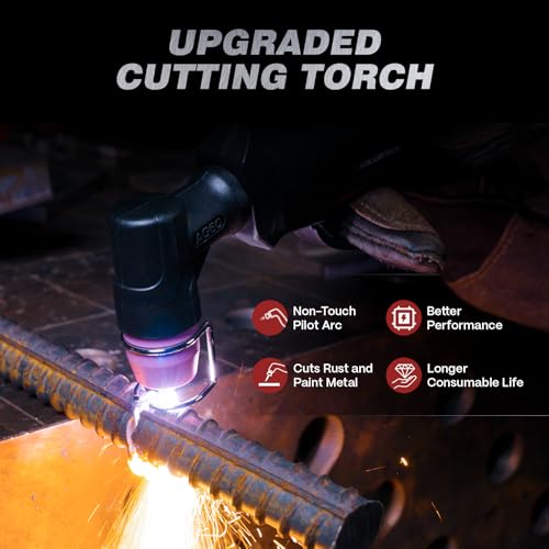 60A Plasma Cutter Machine (CUT60 Pilot Arc / Red)