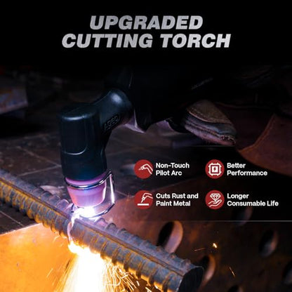 60A Plasma Cutter Machine (CUT60 Pilot Arc / Red)